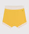 Pantalón corto de muletón ligero para bebé amarillo NECTAR