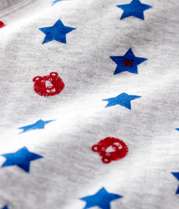 Sudadera de tejido t&uacute;bico para beb&eacute; ni&ntilde;o gris/multicolor