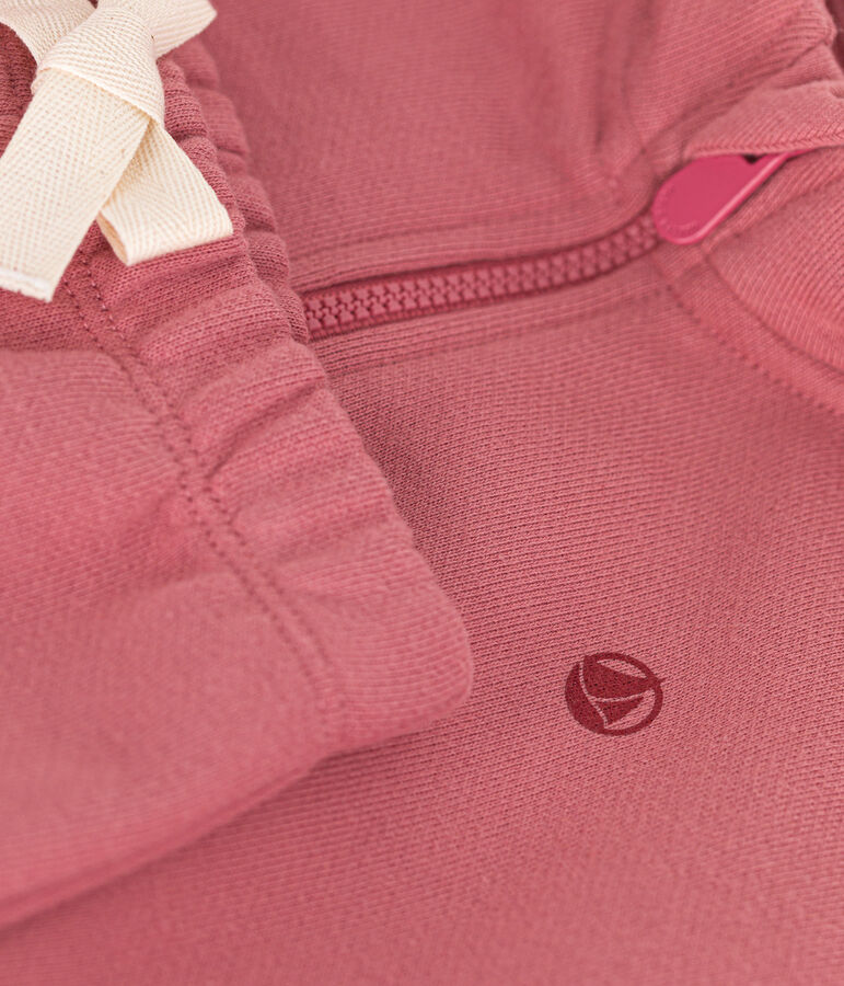 Conjunto de sudadera y pantal&oacute;n para beb&eacute; rosa