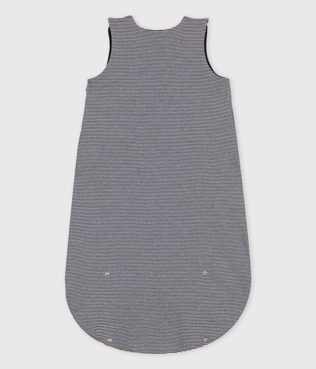 Saco de dormir para beb&eacute; de algod&oacute;n a rayas TOG 0.5 azul/blanco