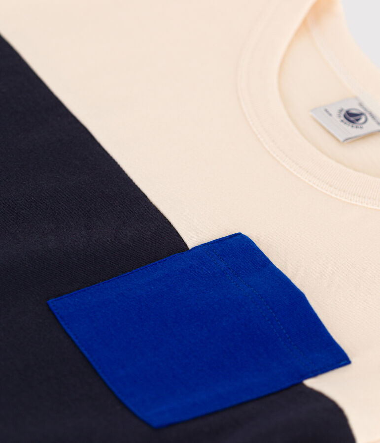 Camiseta de punto para ni&ntilde;o crudo/multicolor