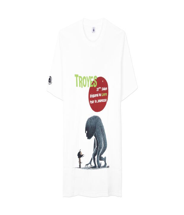 Camiseta de manga corta blanco