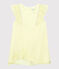 Vestido de celebración de crepé de niña amarillo CITRONEL