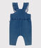 Peto largo de tejido denim con elastano para bebé azul BLEU DELAVE
