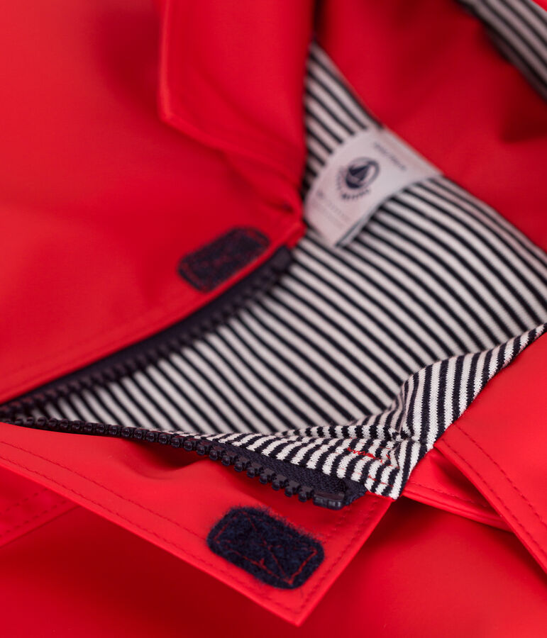 Chubasquero emblem&aacute;tico para ni&ntilde;o rojo SPICY