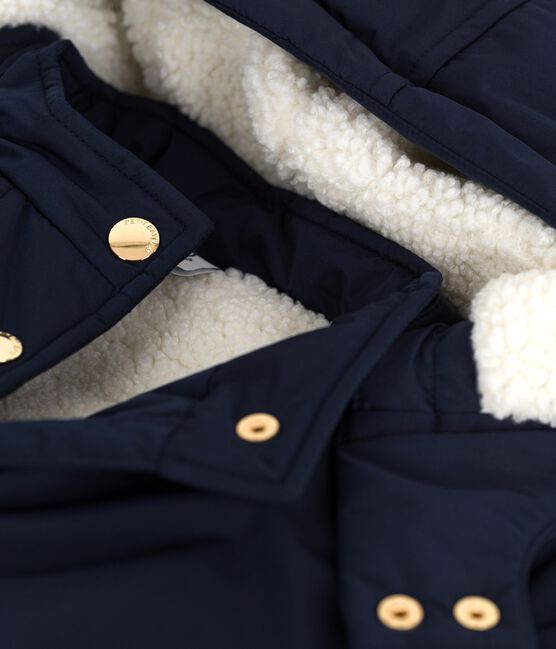 Parka infantil midi lisa azul SMOKING