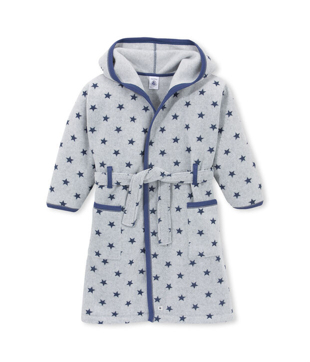 Bata para ni&ntilde;o gris/azul