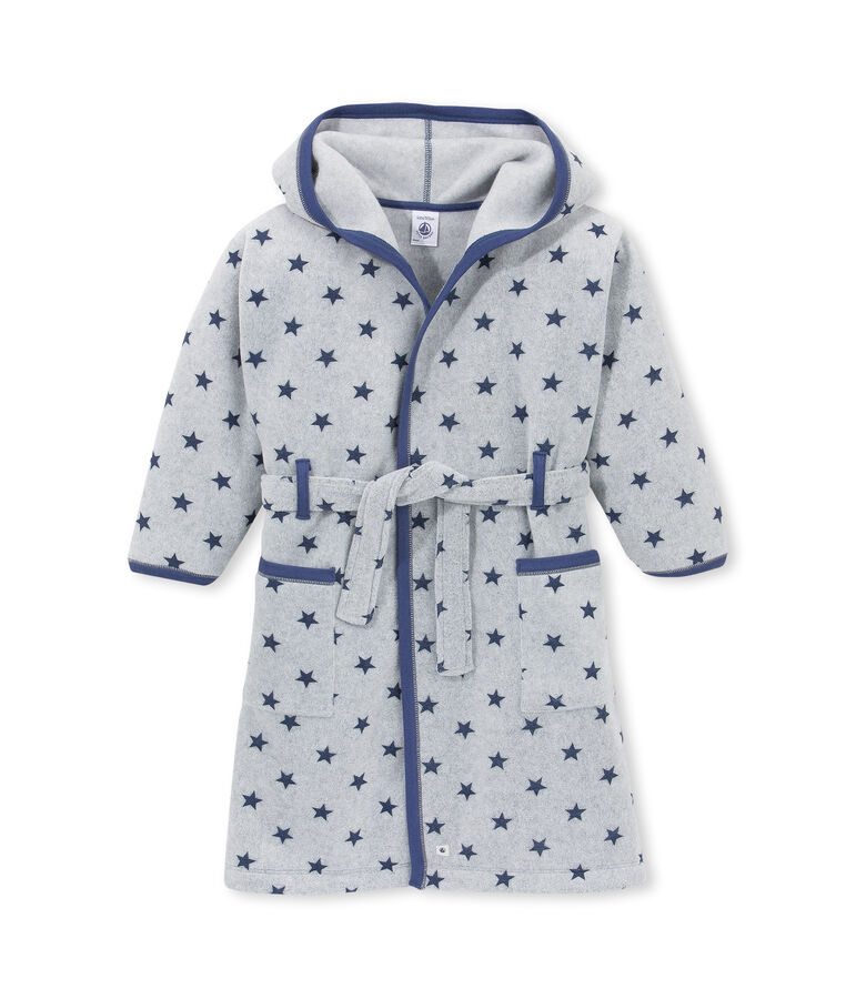 Bata para ni&ntilde;o gris/azul