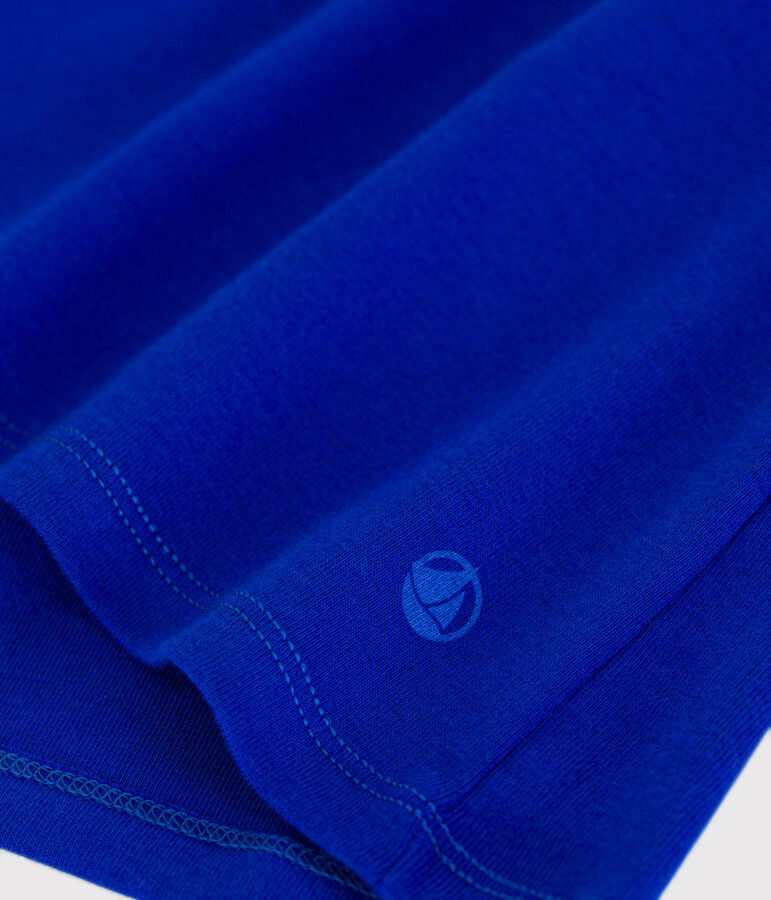 Camiseta Ic&oacute;nica lisa de algod&oacute;n para mujer azul