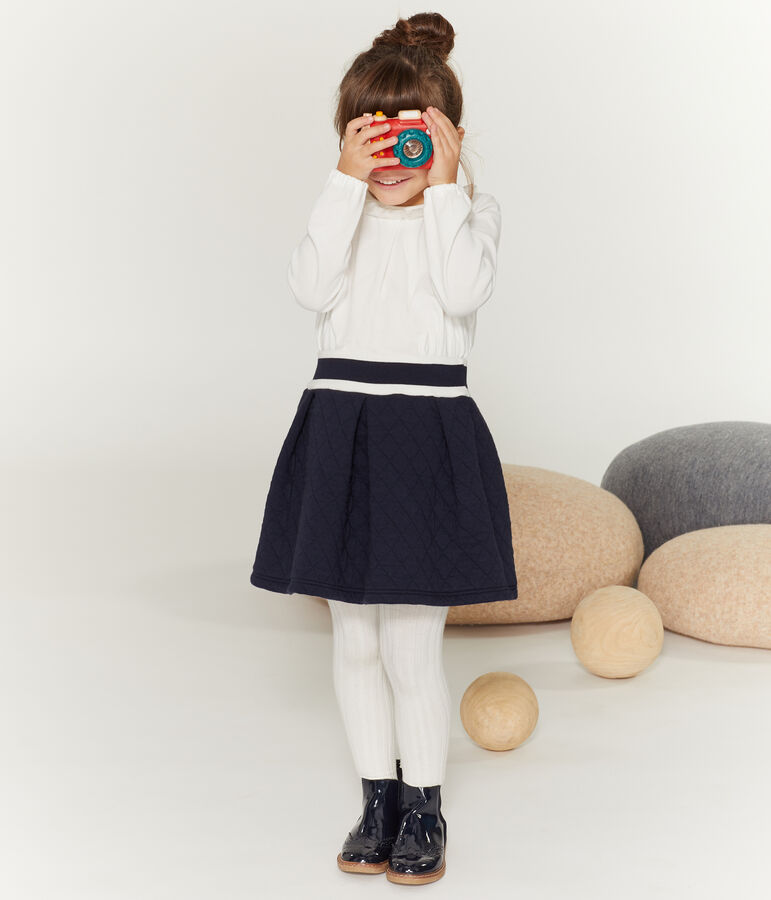 Falda de ni&ntilde;a azul