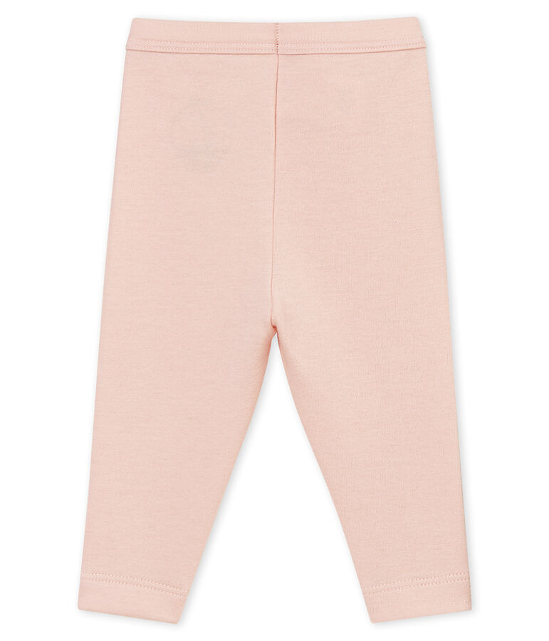 Legging para beb&eacute; ni&ntilde;o rosa