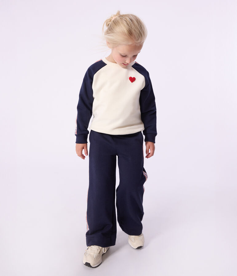 Pantal&oacute;n infantil de jogging de algod&oacute;n azul SMOKING