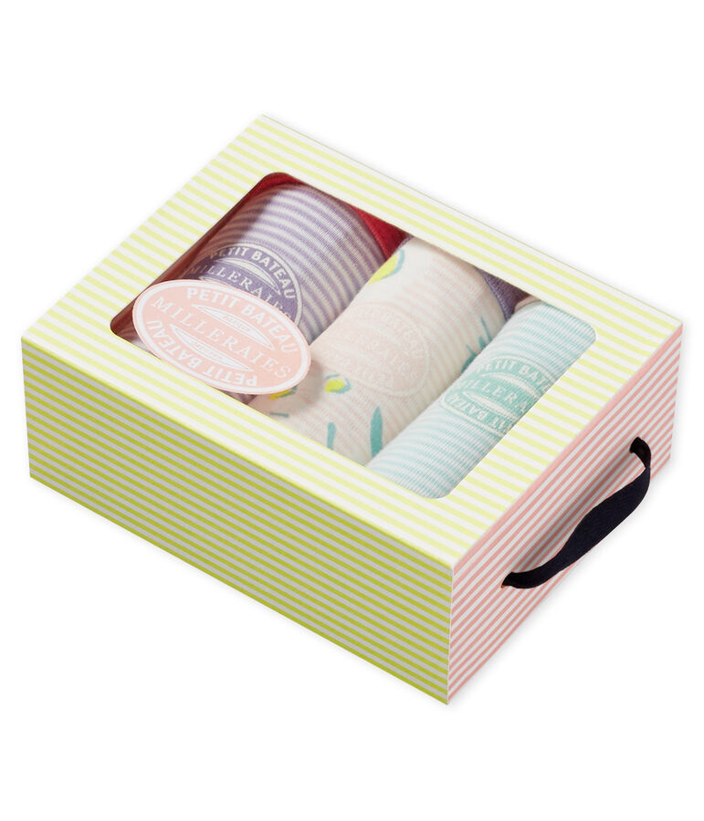 Tres braguitas altas para ni&ntilde;a variante 1