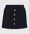 Falda de tejido vaquero de niña azul DENIM BLEU FONCE