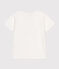 Camiseta infantil de manga corta de algodón con estampado blanco MARSHMALLOW