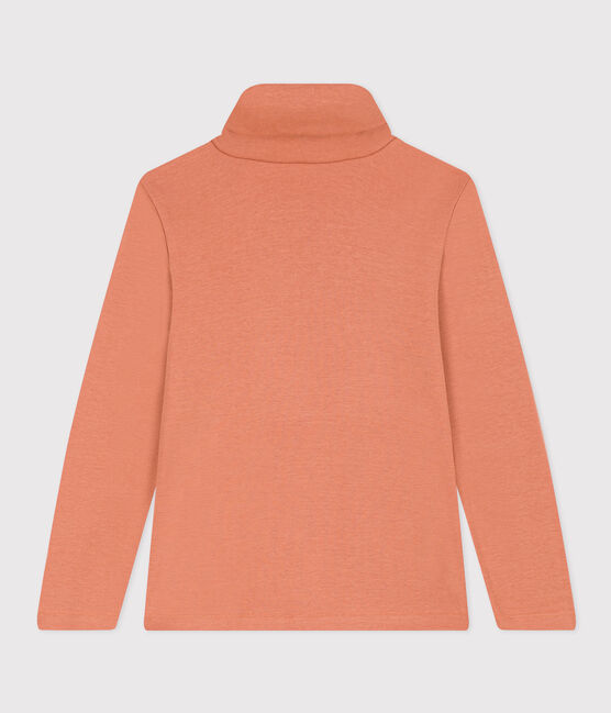 Prenda de cuello cisne de algodón de niña/niño rosa SIENNA