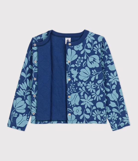 Cárdigan estampado de tejido túbico acolchado de niña CREPUSCULE/ ROVER
