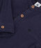 Camisa de gasa de algodón de niño azul SMOKING