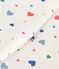 Saco para bebé de algodón con estampado de corazón TOG 2 blanco MARSHMALLOW/blanco MULTICO