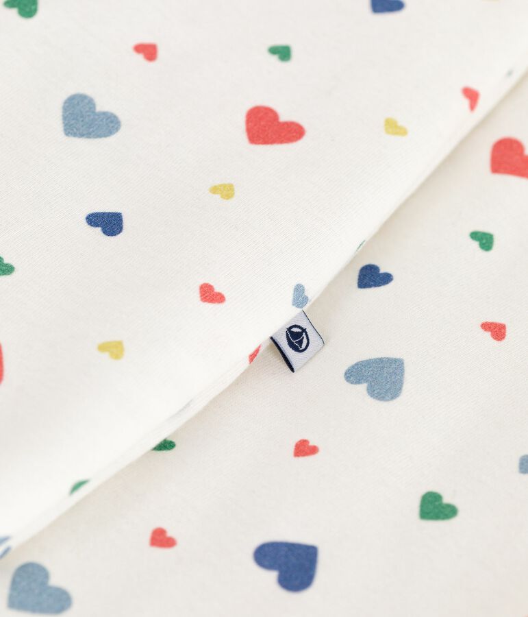 Saco para beb&eacute; de algod&oacute;n con estampado de coraz&oacute;n TOG 2 blanco/multicolor