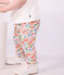 Leggings de algod&oacute;n con estampado de flores para beb&eacute; blanco/multicolor