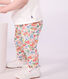Leggings de algod&oacute;n con estampado de flores para beb&eacute;