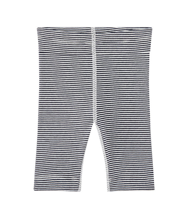 Legging milrayas beb&eacute; mixto azul/blanco