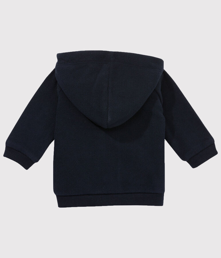 Sudadera de tejido polar para beb&eacute; azul