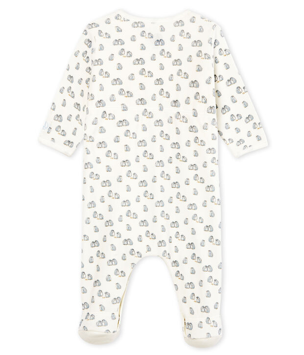Bodyjama para beb&eacute; ni&ntilde;o de terciopelo blanco/multicolor