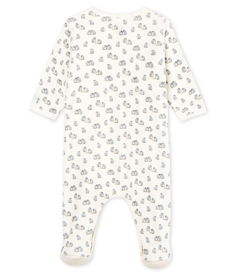 Bodyjama para beb&eacute; ni&ntilde;o de terciopelo blanco MARSHMALLOW/blanco MULTICO