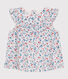 Blusa de algodón sin mangas con estampado de flores para bebé