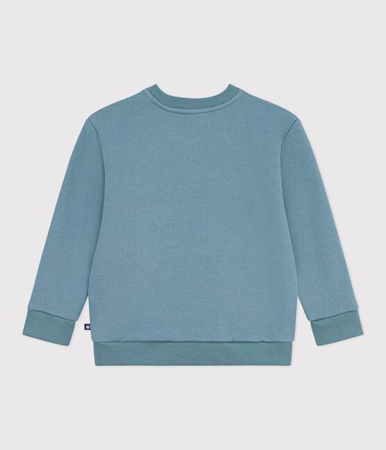 Sudadera infantil de algodón con estampado azul GOBELIN