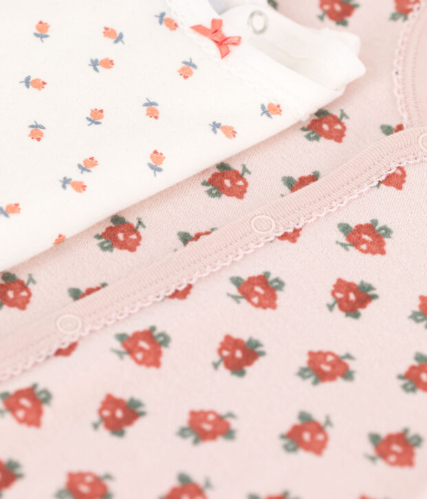 Juego de 2 pijamas para beb&eacute; multicolor