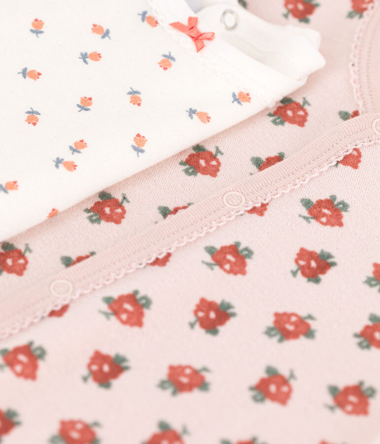 Juego de 2 pijamas para beb&eacute; multicolor