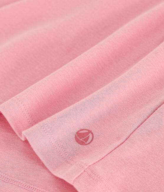 Camiseta Icónica lisa de algodón para mujer rosa CHARME