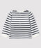 Sudadera emblemática para bebé niña blanco MARSHMALLOW/azul SMOKING