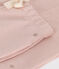Conjunto de cárdigan y pantalón de muletón para bebé rosa SALINE