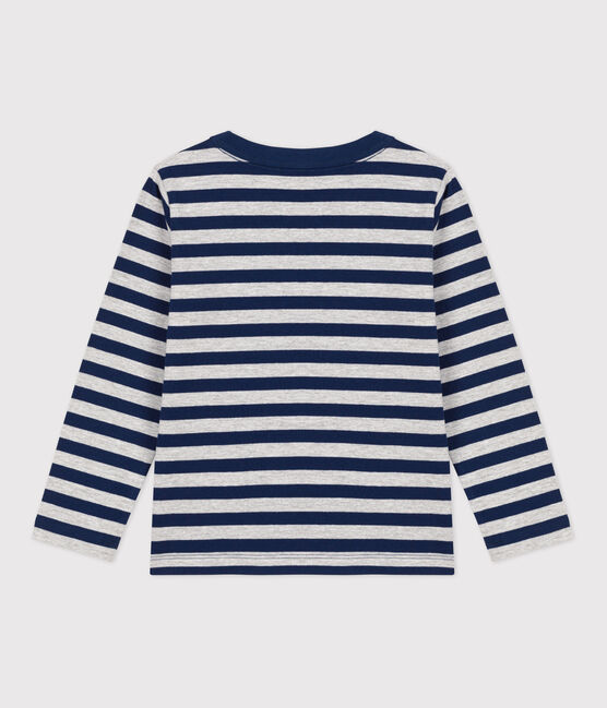 Camiseta de algodón de manga larga de niño azul MEDIEVAL/ FUMEE