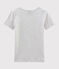 Camiseta de cuello redondo emblemática de algodón de mujer gris BELUGA CHINE