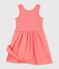 Vestido infantil liso de algod&oacute;n sin mangas FLAMAND