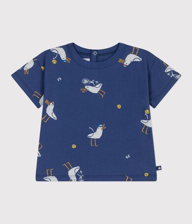 Camiseta de algod&oacute;n de manga corta para beb&eacute;