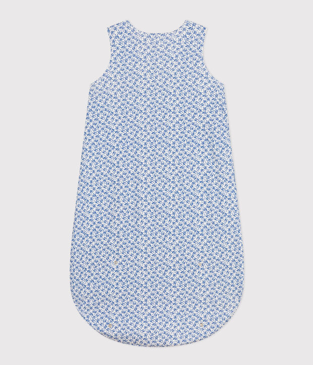 Saco de algod&oacute;n con flores para beb&eacute; TOG 2 azul/azul