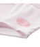Shorty mil rayas para niña rosa VIENNE/blanco ECUME