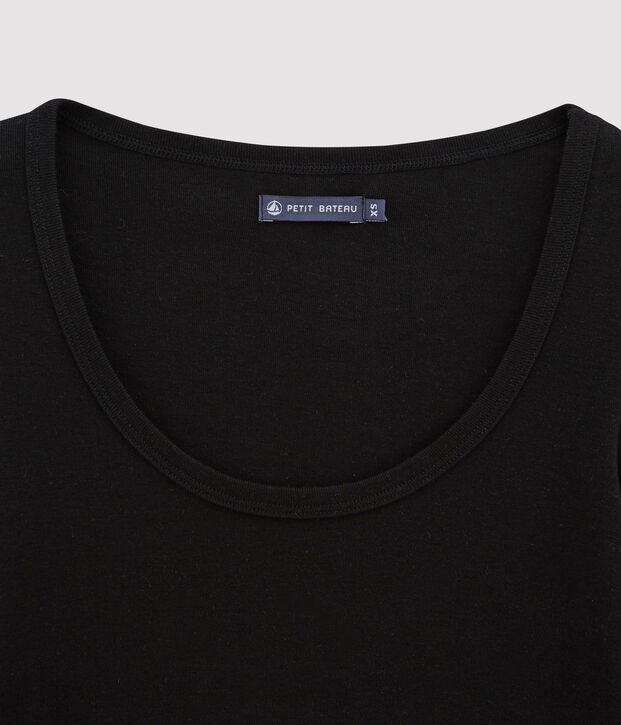 Camiseta ic&oacute;nica para mujer negro