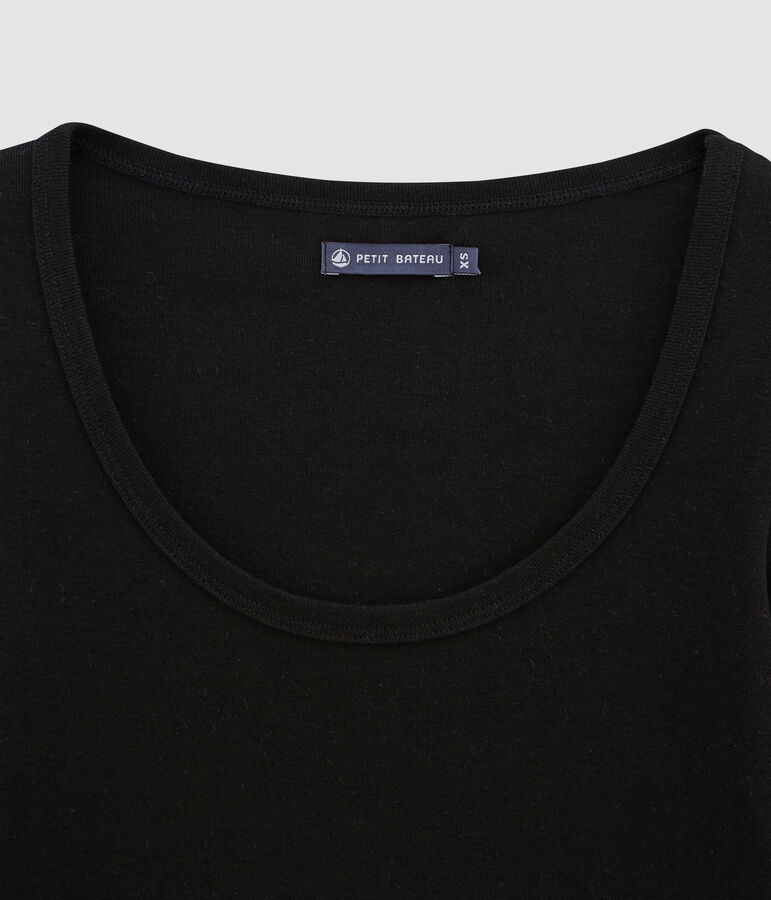 Camiseta ic&oacute;nica para mujer negro NOIR