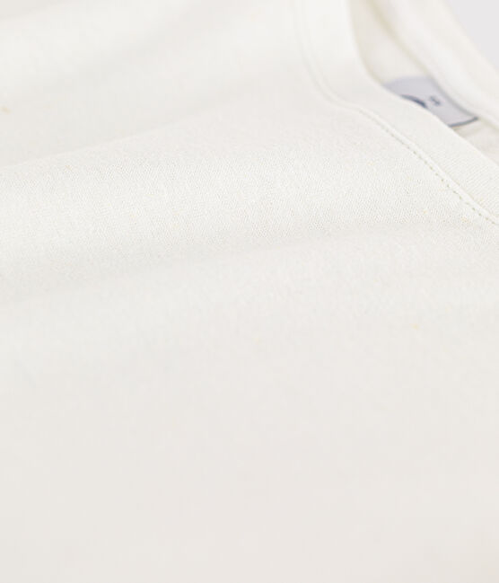 Camiseta L'IDEAL de algodón/lino para mujer blanco ECUME