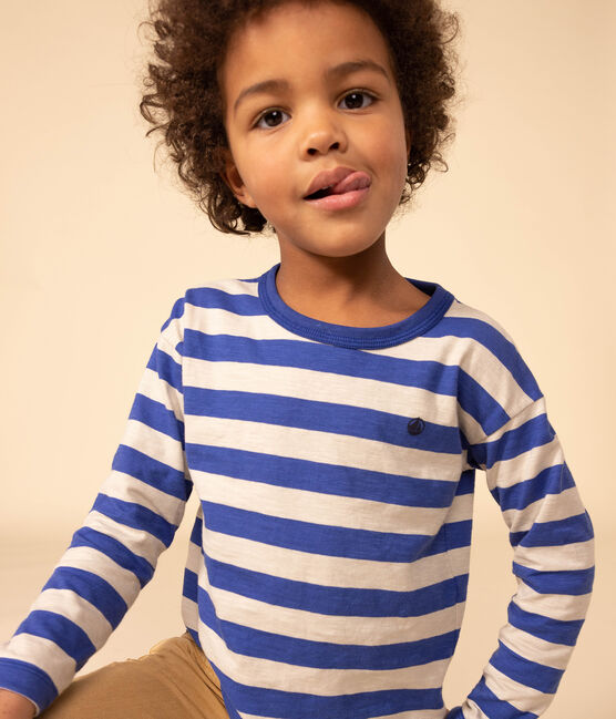 Camiseta de algodón de manga larga de niño NEWBLEU/ MASTOC
