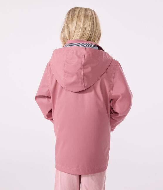 Impermeable emblemático reciclado para niña/niño rosa ROSEWOOD