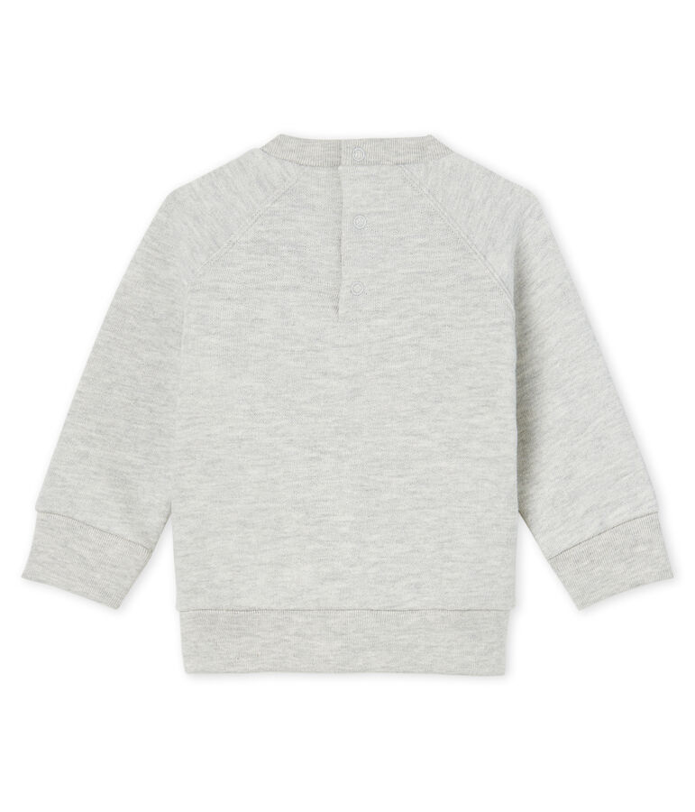 Sudadera de mulet&oacute;n para beb&eacute; ni&ntilde;o gris BELUGA CHINE CN