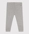 Leggings de algodón para bebé gris CHATON CHINE